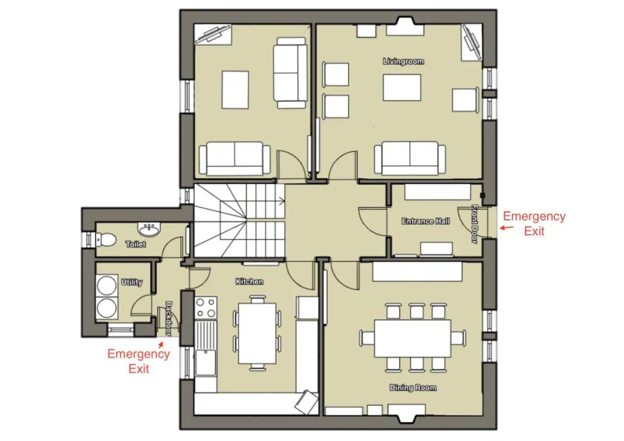 דאפטאון Convalmore House מראה חיצוני תמונה